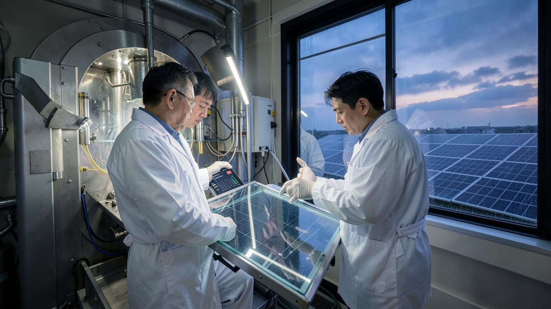 ペロブスカイト太陽電池の効率と寿命を伸ばす超薄膜技術、その量産効果を読むのイメージ
